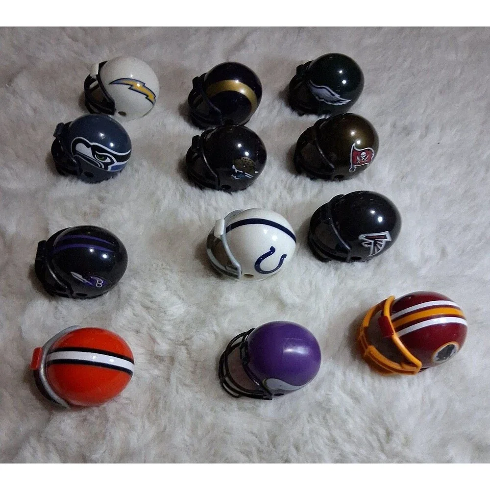 Collection of NFL Football Helmets Miniatures lot of 12